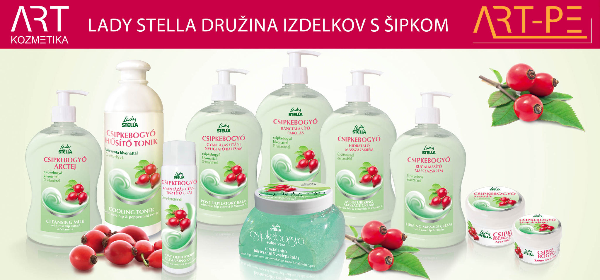 Olje za po depilaciji z ekstraktom šipka 250ml 