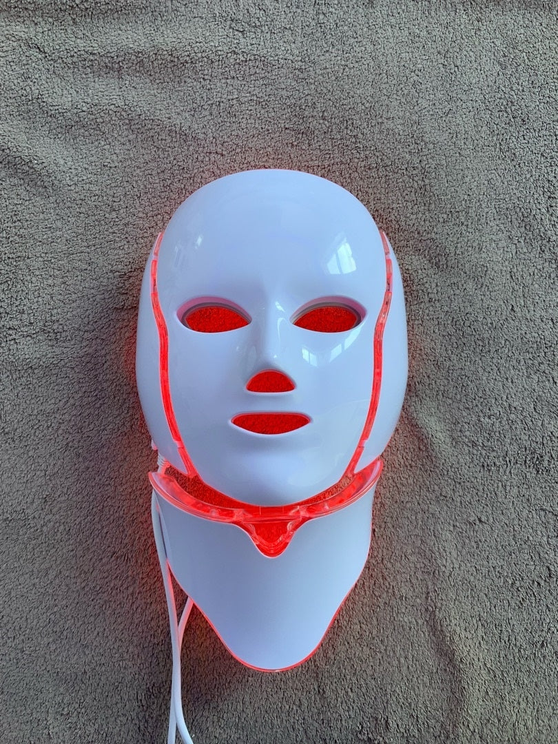 LED obrazna maska s fototerapijo - rdeča LED