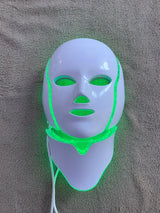 LED obrazna maska s fototerapijo - zelena LED