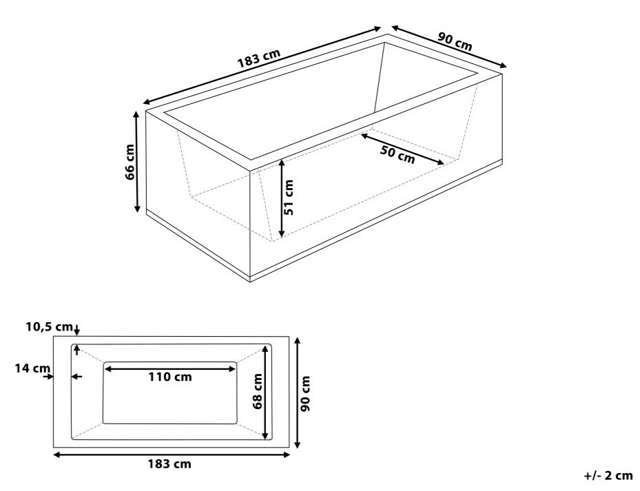 Masažna kad ART - Atom dimenzije