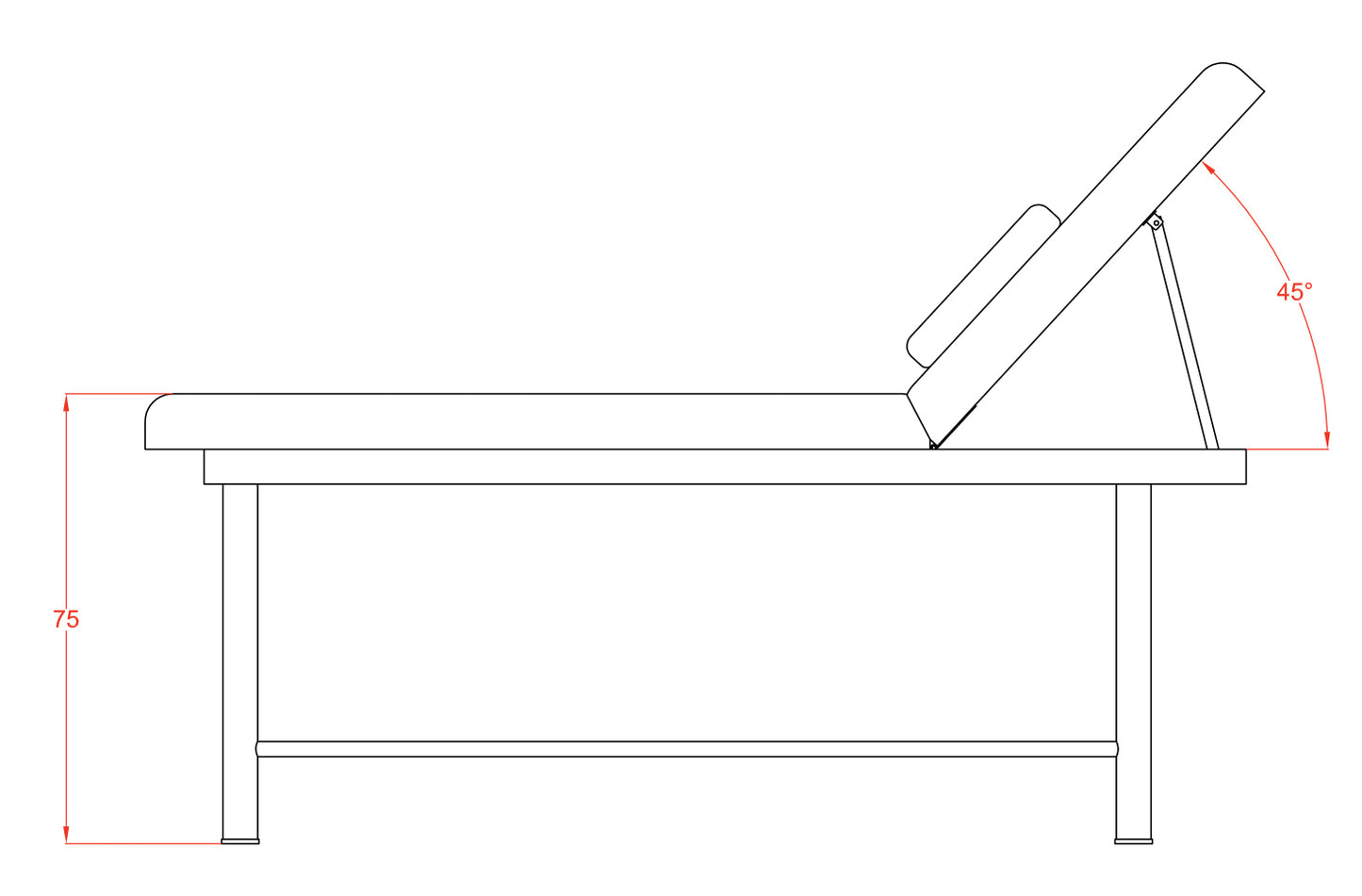 Masažna miza Fox-2203H | Ilim | 