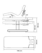 Električna SPA masažna miza Nush | 3 motorji
