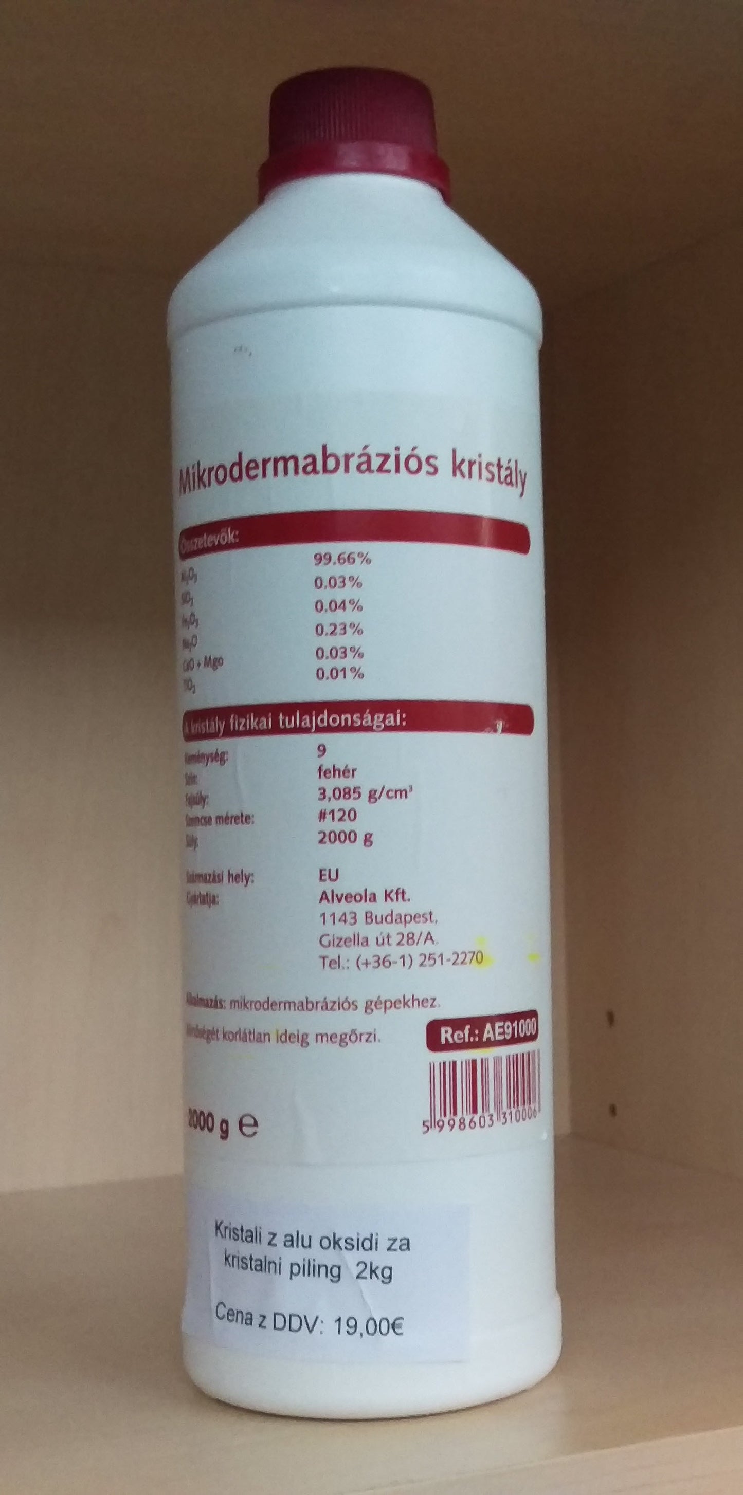 Mikrokristali za kristalno dermoabrazijo - 2kg | ALV-001