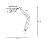 Namizna kozmetična lupa - WKL004T Magni ~ 5x povečava 