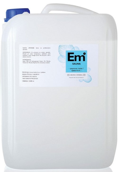 Olje za savno Poprova meta in Spearmint