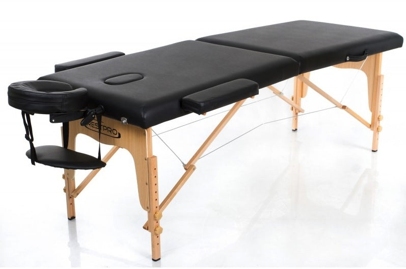 RESTPRO CLASSIC 2 - prenosna masažna miza - črna