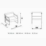 Prestižna ćakalnica za sedenje Rocky