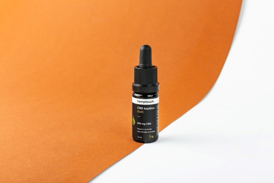 CBD kapljice Gold 500mg CBD | Hemptouch | 10ml (5%)