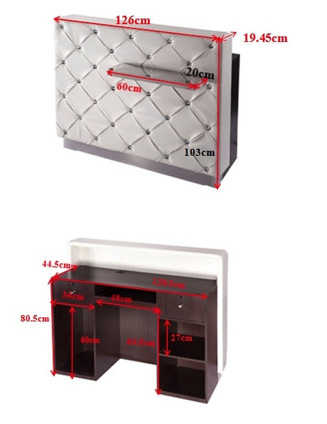 Sprejemni pult za frizerski salon Kristal