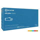Rokavice nitril, brez pudra, S, 100/1 | Nitrylex classic modre
