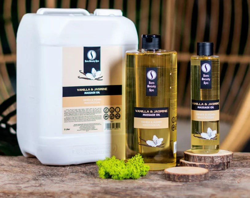 SBS | Arganovo masažno olje z vanilijo in jasminom 1000ml