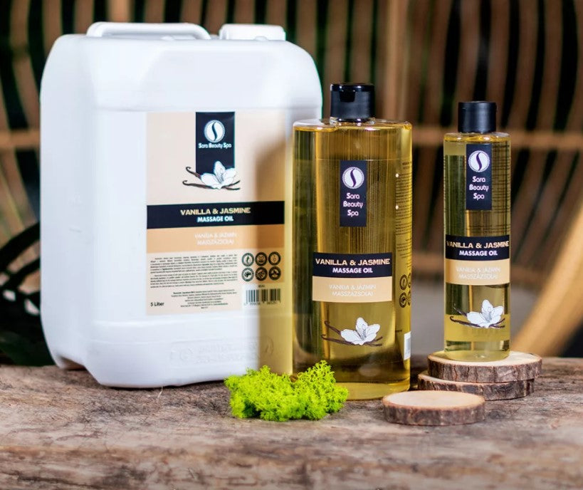 SBS | Arganovo masažno olje z vanilijo in jasminom 250ml