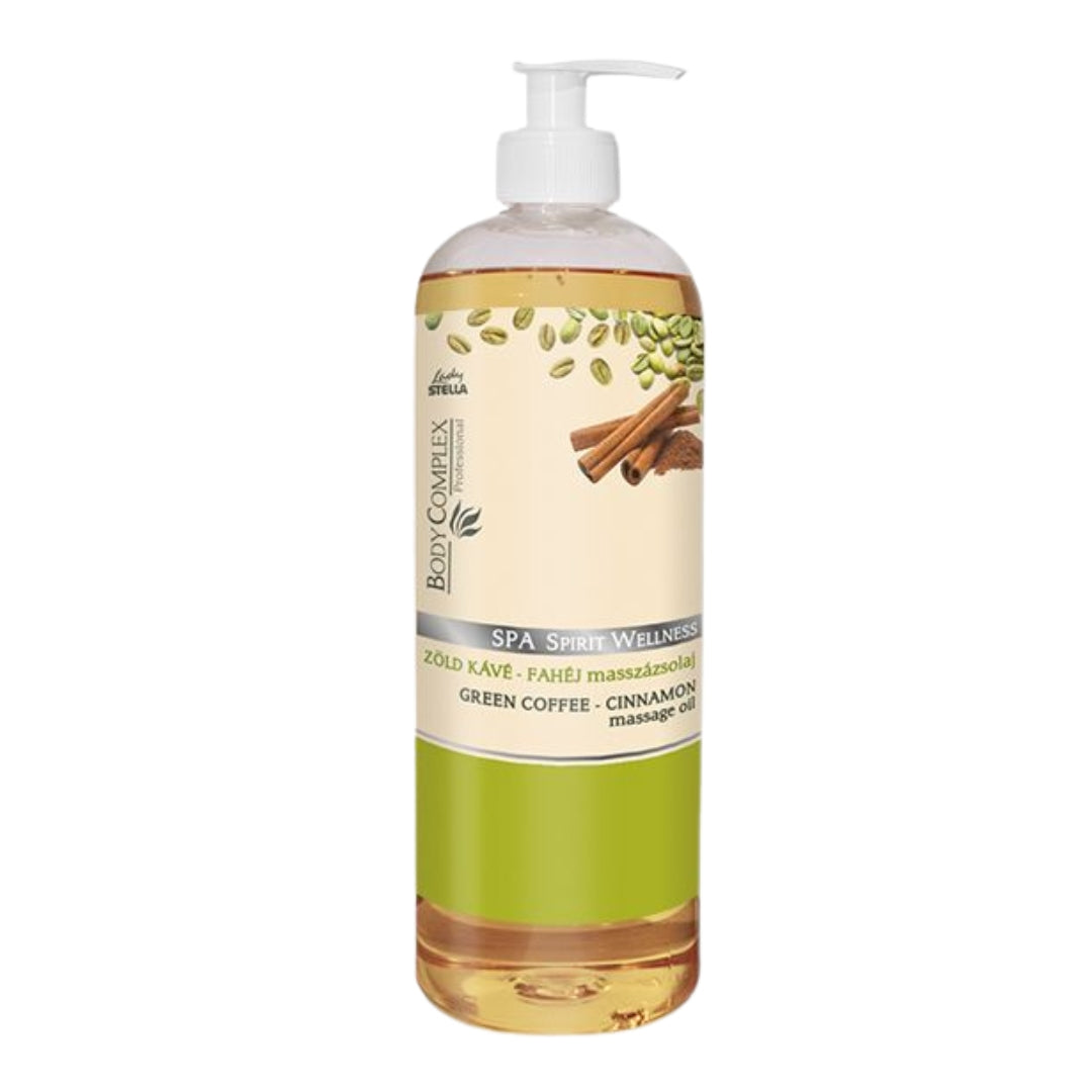 Spa Spirit wellness green coffee - cinnamon massage oil | Spa Spirit wellness masažno olje zelene kave in cimeta 1000 ml 