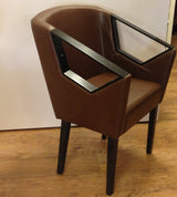 Stol za čakalnico za frizerski salon Metallic