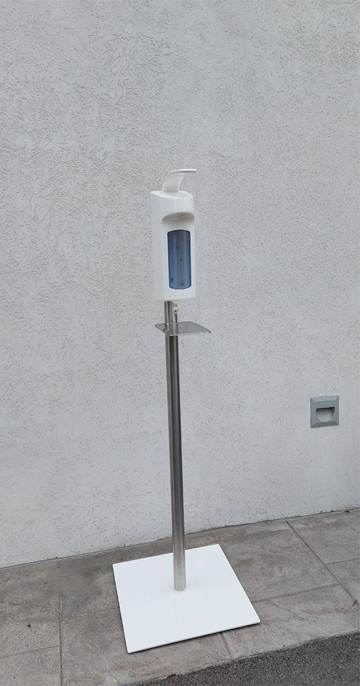 Talno stojalo za dezinfekcijo s komolčnim dozatorjem 1000 ml