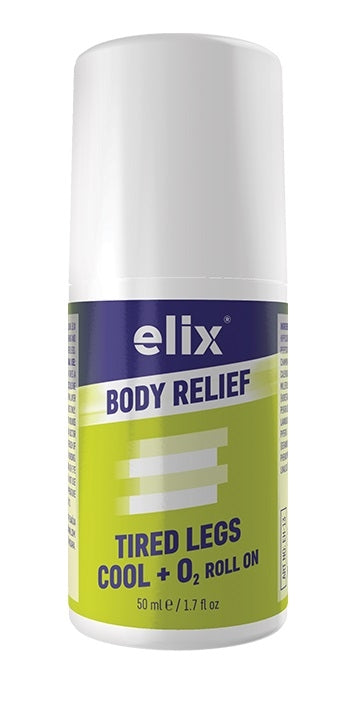 ELIX BODY RELIEF TIRED LEGS COOL + O2 ROLL ON 50ml