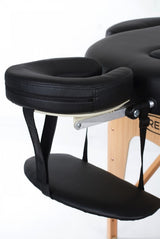 Prenosna masažna miza VIP OVAL 2 Black