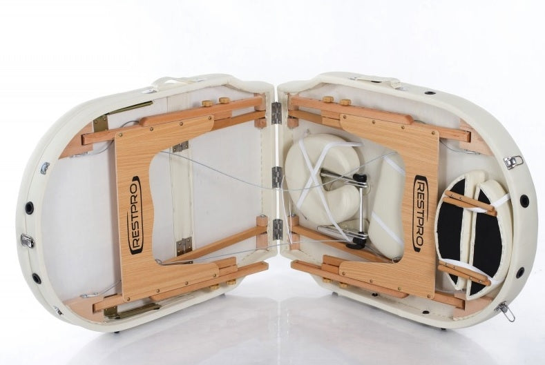 Prenosna masažna miza VIP OVAL 3 Cream