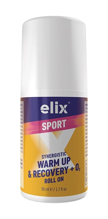 elix SPORT SYNERGISTIC WARM UP & RECOVERY + O2 roll on 50ml