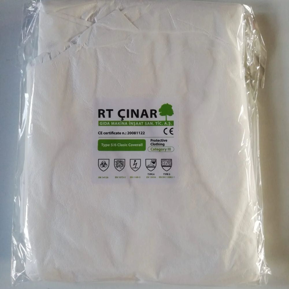 Zaščitni kombinezon vel. UNI kat. III - beli