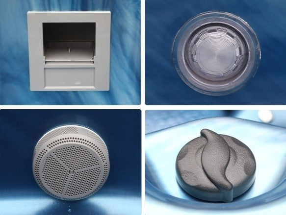 Zunanji SPA masažni bazen ART - Trier gumbi