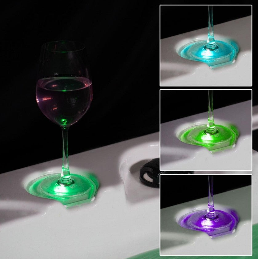 Zunanji SPA masažni bazen ART - Valerie LED osvetlitev