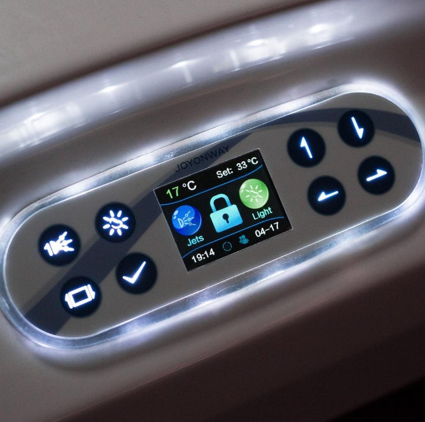 Zunanji SPA masažni bazen ART - Valerie računalniški terminal